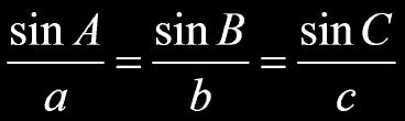 Slide 204 / 240 Law of Sines b a c If has sides of length a, b, and c, then sin = sin = sin a b c To use the Law of Sines, 2 angles and 1 side must be given.