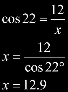 61 If the, find the complementary angle? Slide 152 (nswer) / 240 20 degrees 70 degrees 160 degrees nswer none of the above Let's compare the sine and cosine of the acute angles of a right triangle.