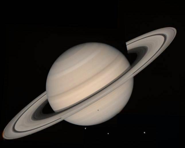 Saturn Facts! Saturn has at least 62 moons Equatorial radius 9.45 Earth Surface gravity 1.06 Earth Mass 95.