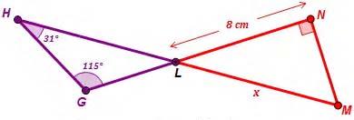 0. Find the unknown value θ in the diagram using your knowledge of geometric