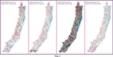 The same software was used to find out the changes in landuse / land cover in study area.