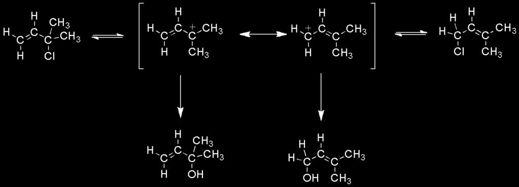 nucleophilic substitution by the S N 1 mechanism over 100x more