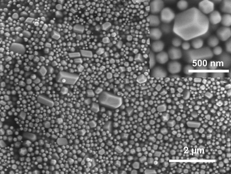 Fig.S6. SEM images of Ag 2 Se nanocubes obtaind by furnace heating at 200 C 1 A. Takami, H. Kurita and S. Koda, J.Phys.Chem.B, 1999, 103, 1226-1232. 2 C.