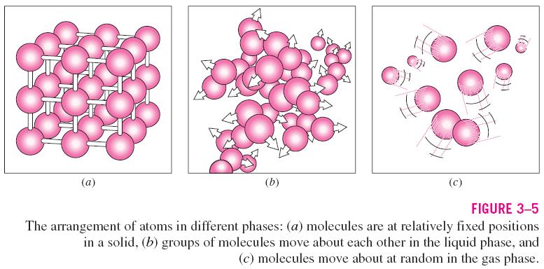 forces between the molecules tend to maintain