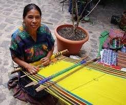 It was the Mayan women who did the spinning and weaving.