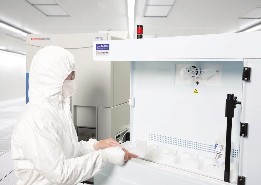quantification, even in challenging matrices Easy and fast set-up using the unique Reaction Finder software minimizes method development Dry fore-vacuum pump for compatibility in clean room