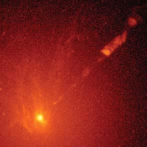A Black Hole Census Hubble image of glowing gas of material orbiting the nucleus
