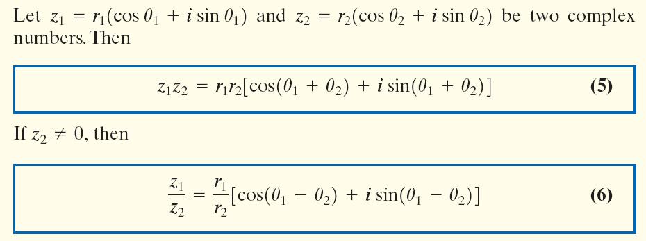Example 3 (continued): Plot the point in the complex plane and write each complex number in rectangular form. b) 4cos i sin For this problem, r = and θ =.
