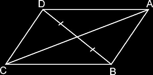 Q.6. In figure, diagonals AC and BD of quadrilateral ABCD intersect at O such O that OB = OD.