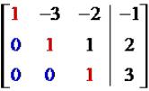 Gauss Jordan Elimination We perform row equivalent operations on a matrix to obtain a row equivalent matrix in row echelon form.