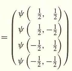 coupling - Pauli matrices and Pauli equation Two-component wave function which satisfy the non-relativistic Schrödinger equation Theorem: The magnitude