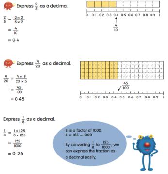 Progression of Key Concepts in Inspire Maths Inspire Maths 1 Inspire Maths 2 Inspire Maths 3 Inspire Maths 4 Inspire Maths 5 Inspire Maths 6 - Compare and order two or more fractions