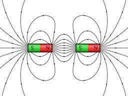 Magnets can apply a force to something without touching it due to a magnetic field.