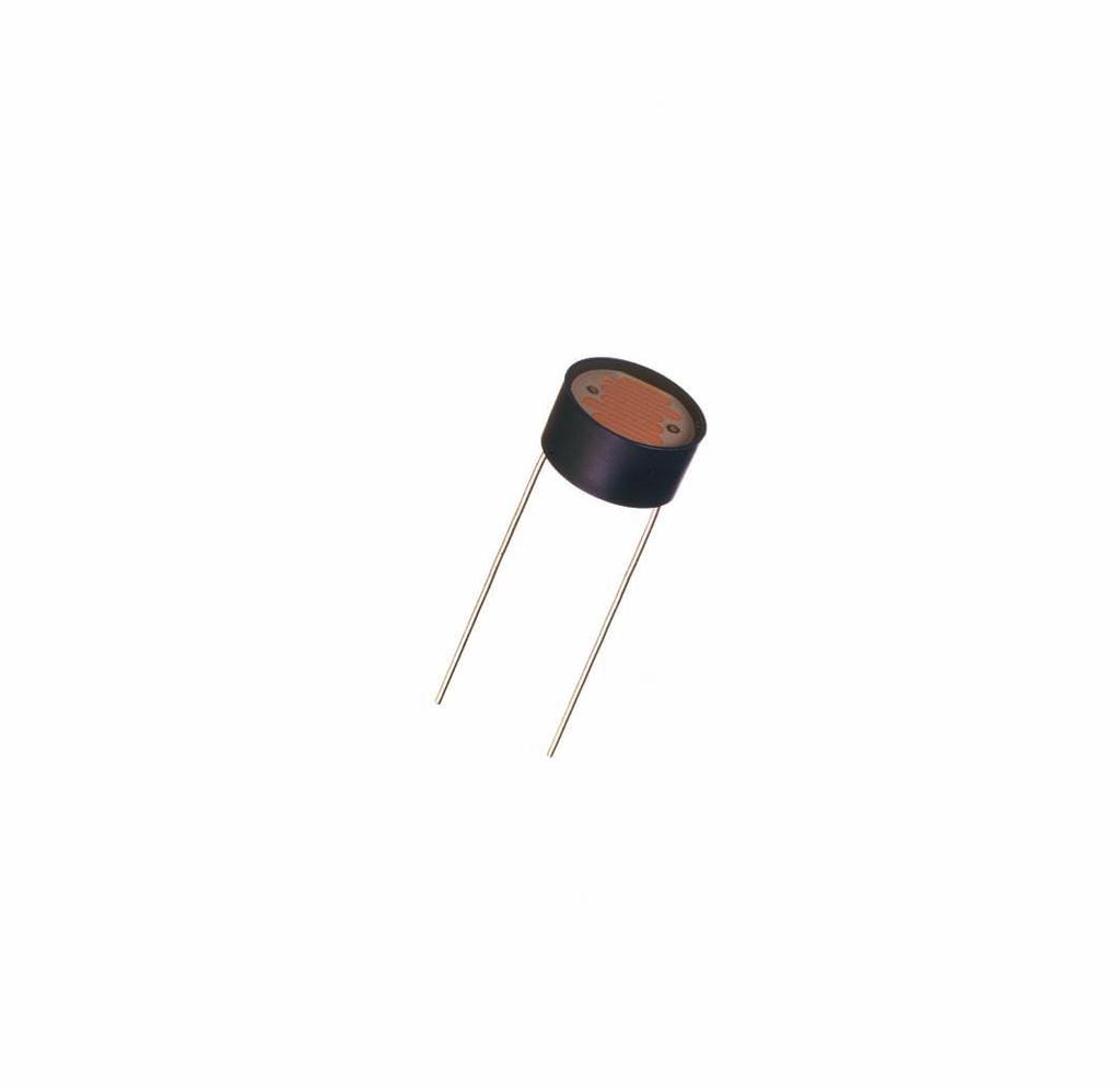 41 Electronic systems Input transducers a) Light-dependent resistor (LDR) The action of an LDR depends on the fact that the resistance of the semiconductor cadmium sulfide decreases as the intensity