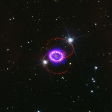RCW 86 is 8200 light years away in the direction of the constellation Circinus and is considered to be the earliest recorded observation of a supernova event.