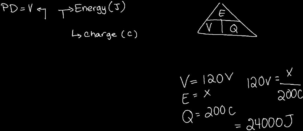 Calculating Potential Difference V = E/Q (energy/coulomb) Example: The electrical circuits in our