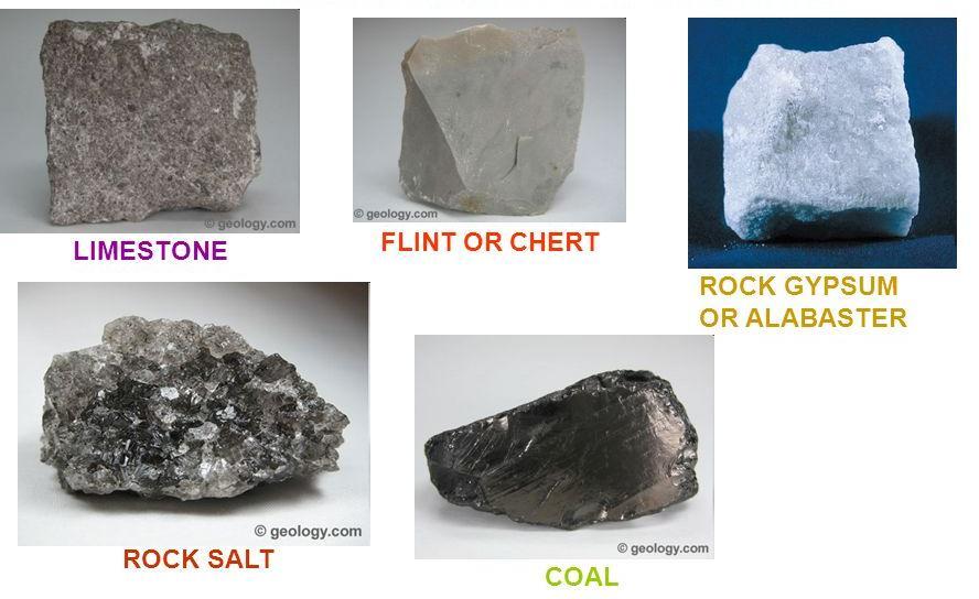 WHAT ARE CHEMICAL SEDIMENTARY ROCKS? 3.