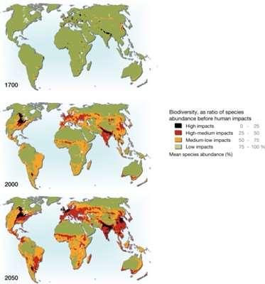Loss of Biodiversity The greatest threat to biodiversity is habitat loss.