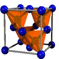 Covalent structure Diamond cubic structure Elements such as silicon, germanium and carbon in its diamond form are bonded by four covalent bonds and produce a tetrahedron This lattice