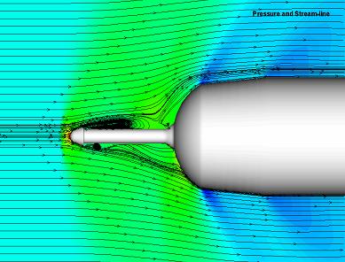 3 VLS Internal Flow Simulation with supersonic jet impingement onto wall The VLS design challenge is to contain the initial impact of the jet plume and safely discharge the rocket exhaust gas during