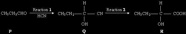 (b) Pentanal, CH 3 CH 2 CH 2 CH 2 CHO, can be oxidised to a carboxylic acid. (i) Write an equation for this reaction. Use [O] to represent the oxidising agent.