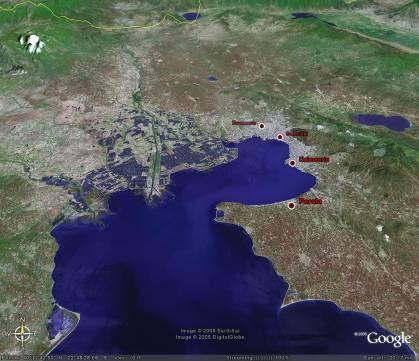 Potential Tsunami Risk Sites in Greece SRTM based Morphometric Maps