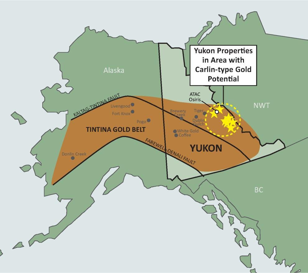 Emerging Carlin-Style Gold District MULTIPLE NEW DRILL READY GOLD TARGETS DEFINED Project Highlights Highly successful 2011 Yukon JV field program with discovery of multiple new drill-ready gold