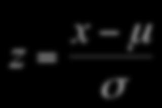Distribution z x = µ σ We can think of z as