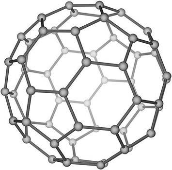 21 0 6. 4 Figure 5 shows a model of a Buckminsterfullerene molecule.