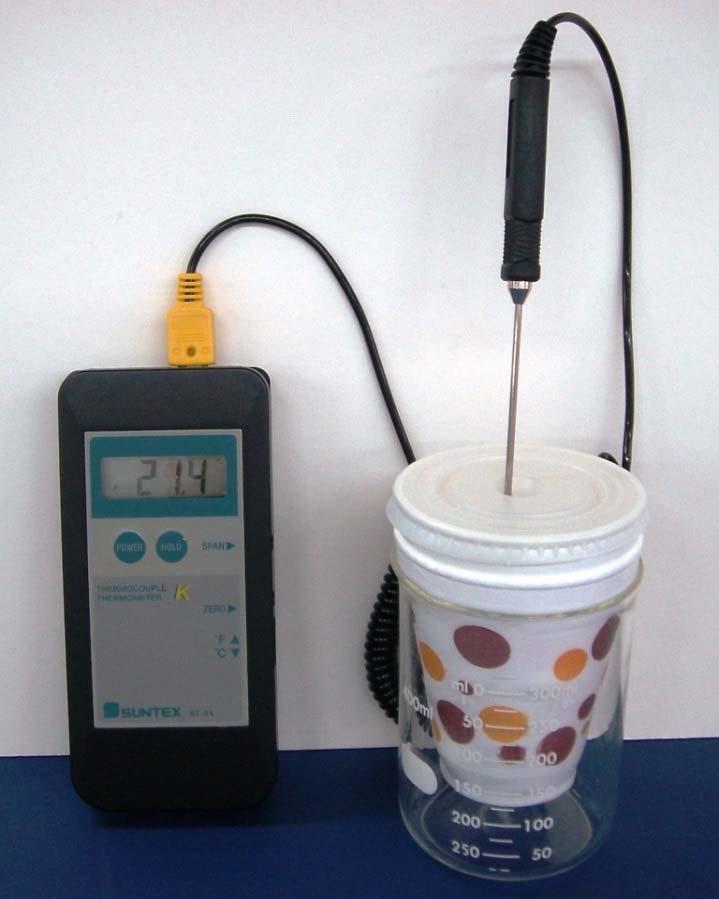 Introduction: Calculating H Setup a simple calorimeter as an isothermal system (q system = 0) H rxn = - (q soln + q calorimeter ) Thermometer and probe q calorimeter : C T C: the heat capacity of