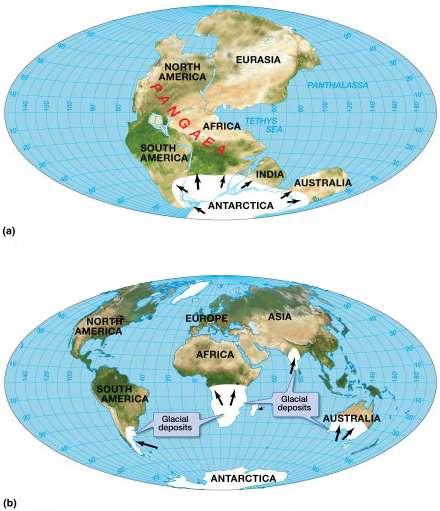 Evidence for Continental Drift Glacial ages and other climate evidence Evidence of glaciation in now tropical