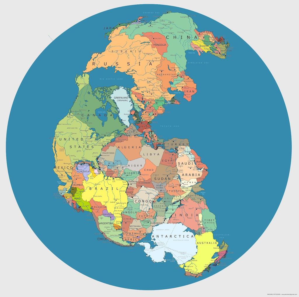 Pangea The supercontinent made when all the continents