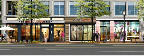 800 North Glebe Design of storefronts