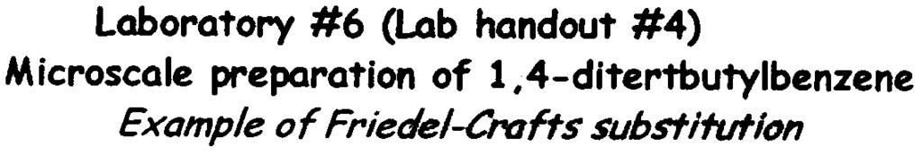 Chem 4524 Organic cnemistry Alfred State C4llege Laboratory 116 (Lab handout 114) Microscale preparation of 1.