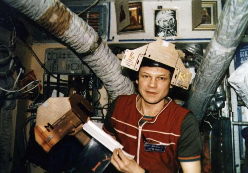 1995 Cosmonaut Sergej Avdeev with the