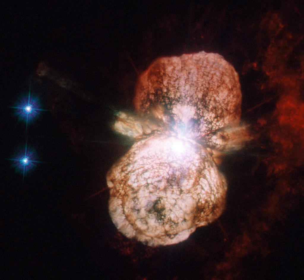 Supernovas are not very common. Astronomers believe that in galaxies like ours, about two or three supernovas occur each century.
