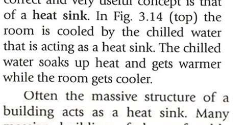 two heat sources and the volume of water