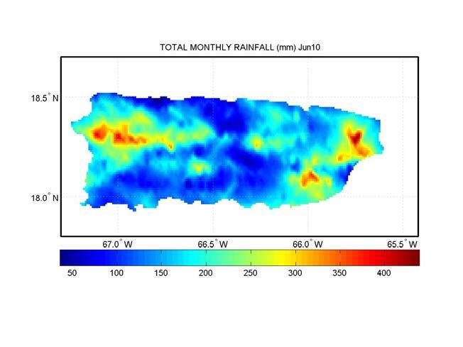 Low Rainfall in El Yunque during June
