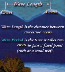 Wavelength Distance from successive crest to crest or trough to trough The distance
