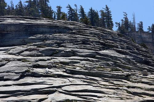 Columnar jointing occurs when igneous rocks cool and develop shrinkage