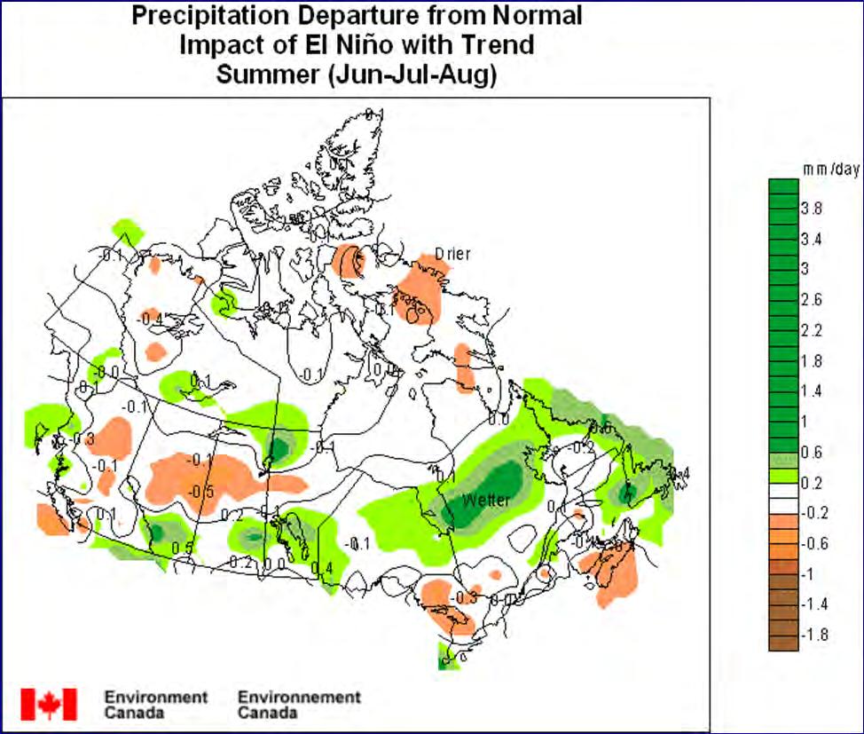Alberta and El Nino Effects