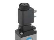G Solenoid valves /2 for vacuum, servoassisted by compressed air /2 NC