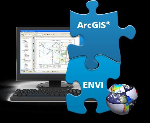 Integration allows users to analyze imagery and easily share data between ENVI and ArcGIS.