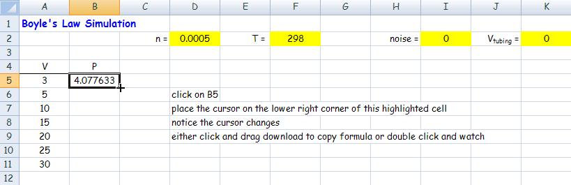 Set up a graph by highlighting the data to plot, go