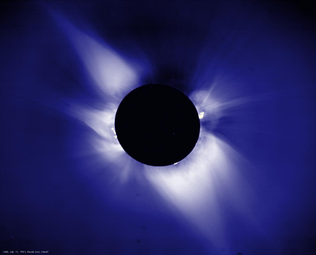 but is trapped for a while in the solar corona Million Degrees