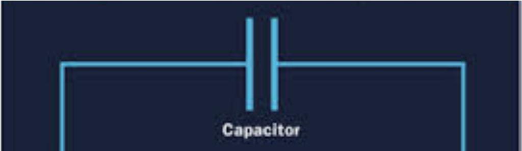 Figure 3 : capacitor polarized by a battery b- Capacitance An ideal capacitor is characterized by a single constant value for its capacitance.
