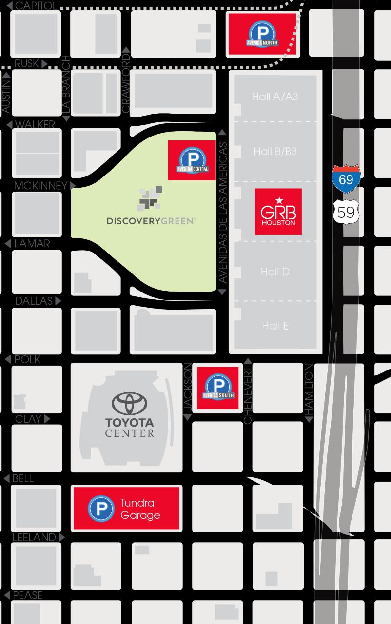 Parking Map Paid Garage Parking Tundra Garage GRB South Garage Skybridge Shuttle Drop-off / Pickup Limited Family Drop-off / Pickup GRB GRB Central