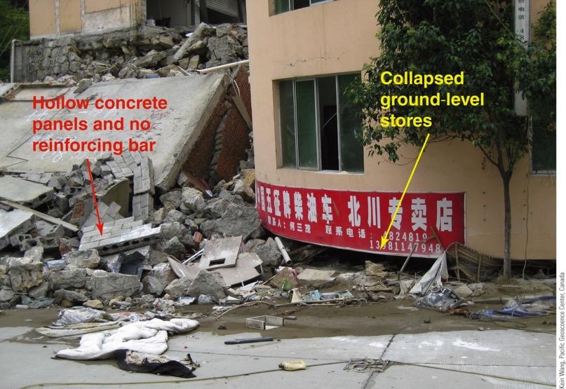 During the 2008 Sichuan, China earthquake,