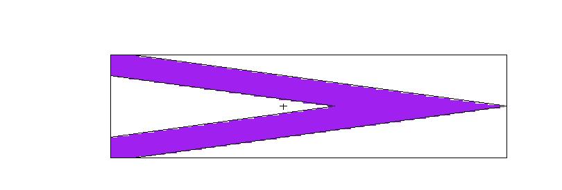 Proton Beam Pb-Bi target Figure 5. Pb-Bi Target Geometry Showing the Nested Cones that Contain the Target Material. No material is present outside of the cones. 1.