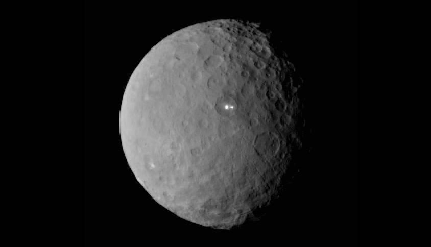 Ceres Ceres lies between Mars and Jupiter in the asteroid belt.